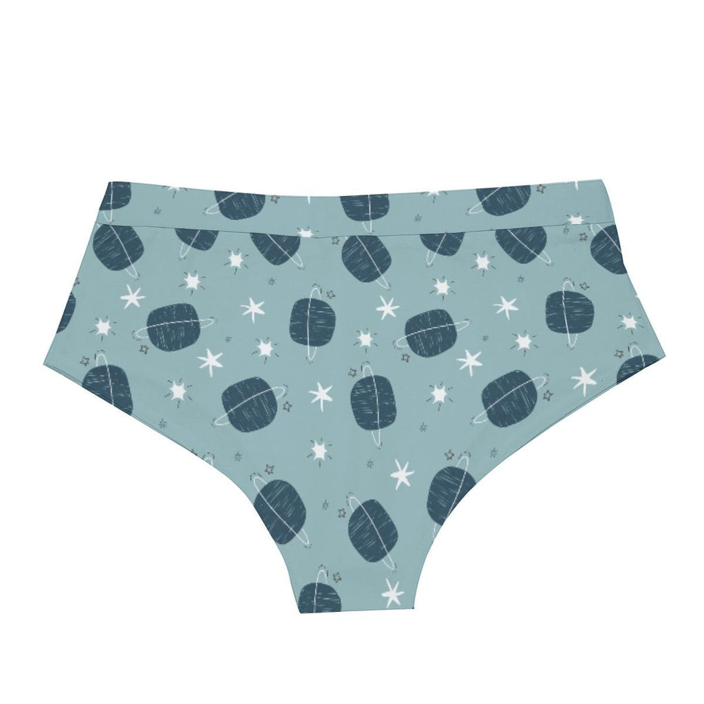 ABDL Space Planet Men's Briefs, Adult Baby Underwear, Cute Galaxy Low Rise Briefs, DL Underwear, Fun Men's Lingerie