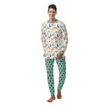 Little Dino World & Volcano ABDL Pajama Set | Soft Stretch Two-Piece Sleepwear