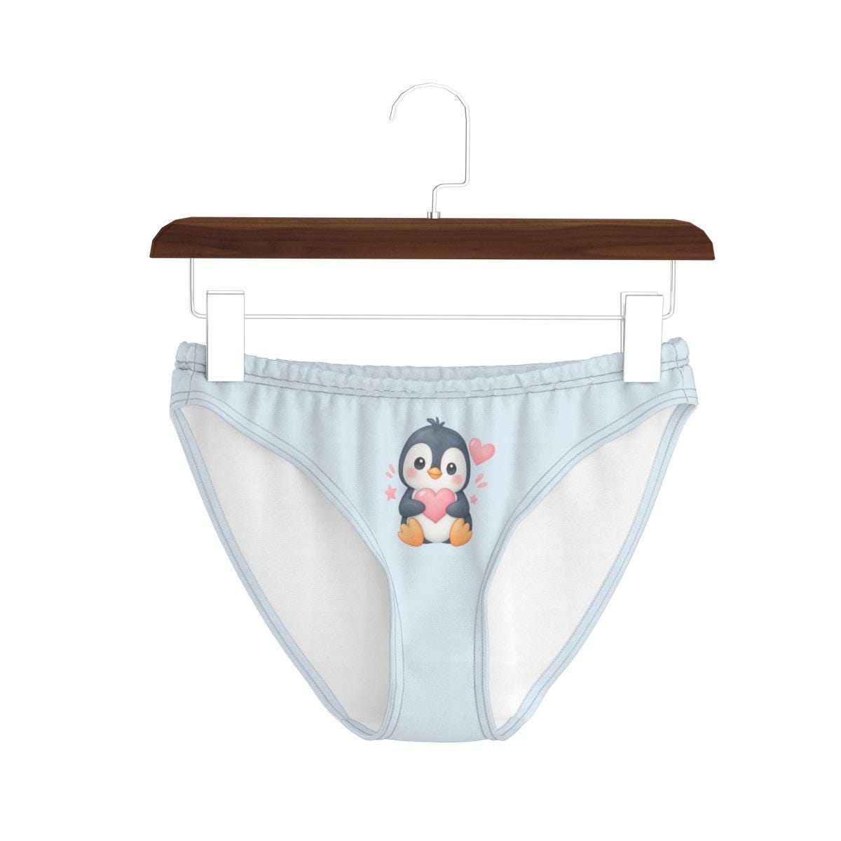 ABDL Penguin Panties for Women, Adult Baby Underwear, Cute Penguin Briefs, Kawaii Women's Underwear, Soft Stretch Panties, S-5XL