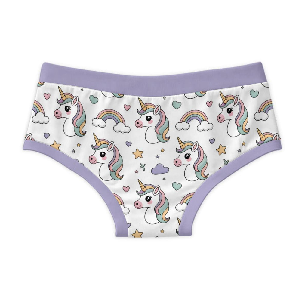 Unicorn Briefs for Men, Cute Rainbow Unicorn Underwear, 100% Cotton Men's Briefs, Pastel Novelty Underwear, ABDL Adult Baby Briefs
