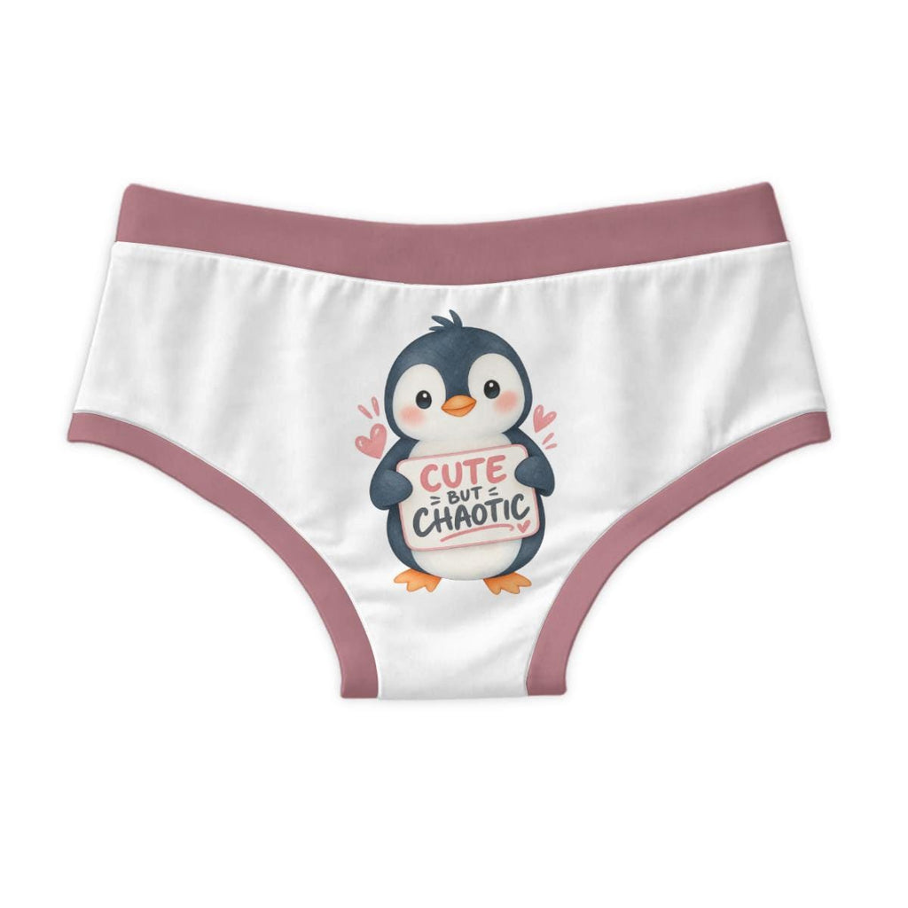 Men's Penguin Brief 100% Cotton, Cute Kawaii Underwear, Funny Penguin Underwear, Cute But Chaotic Brief, Adult Men's Underwear