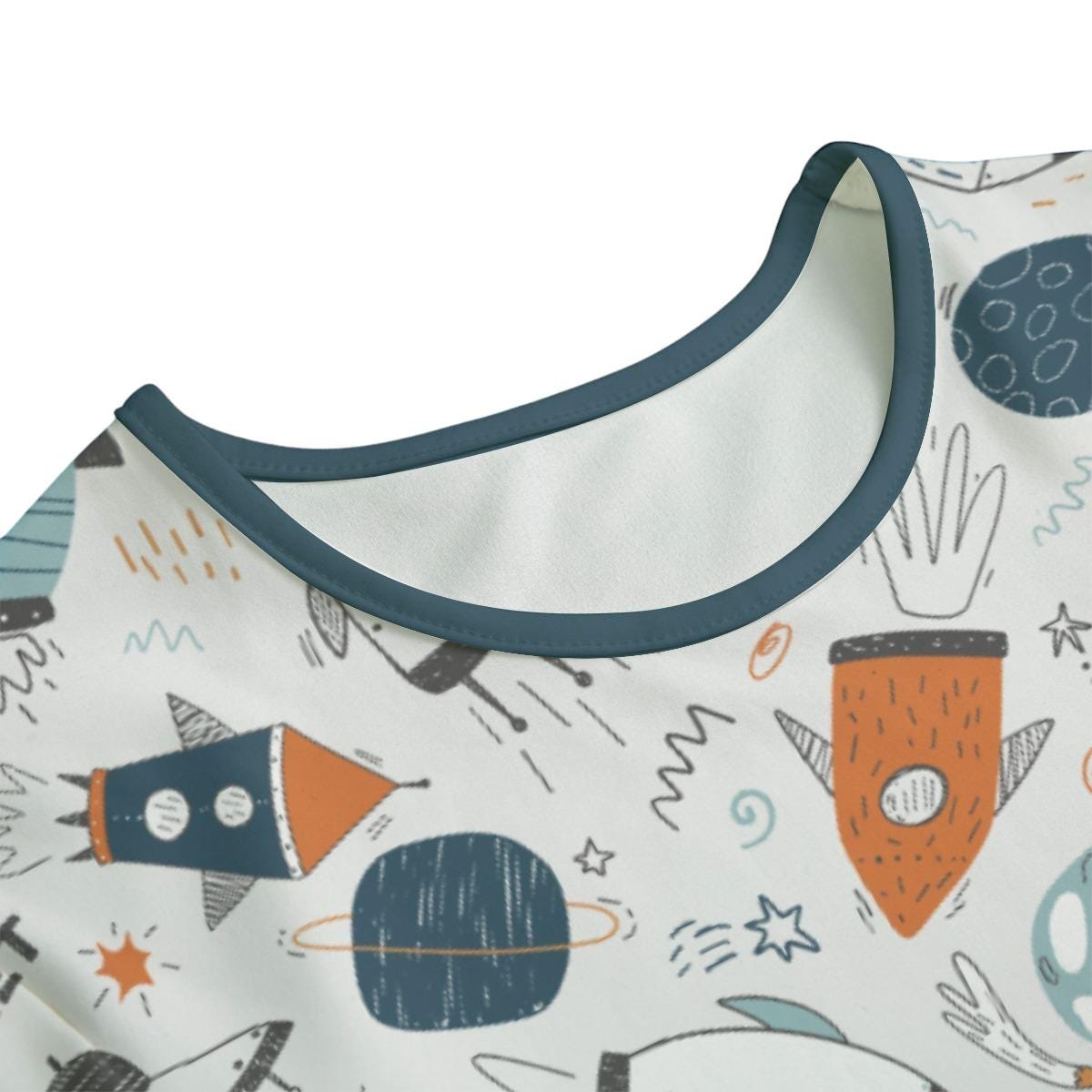 Adult Onesie, ABDL Bodysuit, Space Print Bodysuit, Adult Baby Onesie, Kawaii Alien Romper, Little Space Outfit, Adaptive Underwear
