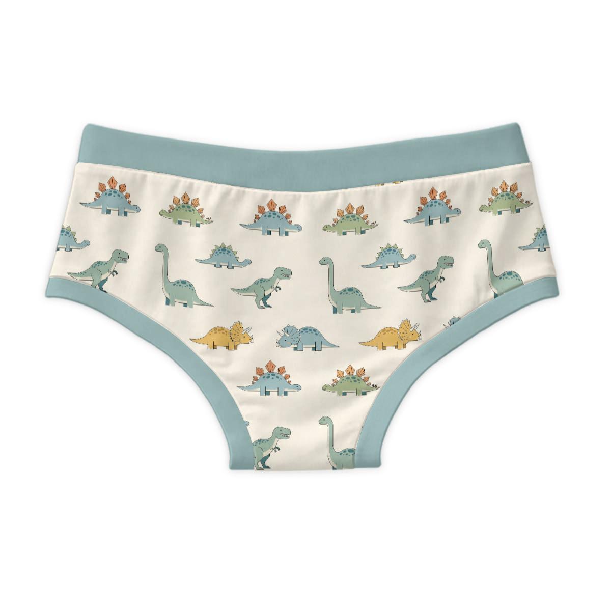 ABDL Dinosaur Briefs for Adults, 100% Cotton Men's Underwear, Cute Dino Print, Adult Baby Underwear, Kawaii Dinosaur Briefs