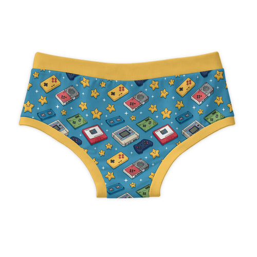 ABDL Adult Briefs - Retro Video Game Console Print 100% Cotton Undershorts