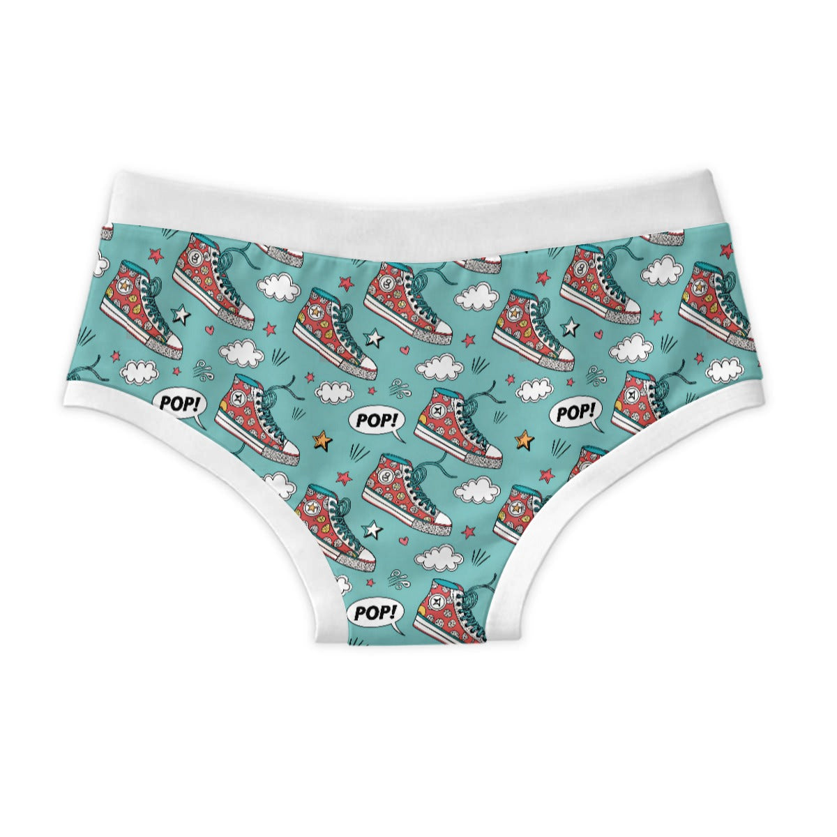 ABDL Adult Briefs - Pop Art Sneaker Print 100% Cotton Undershorts