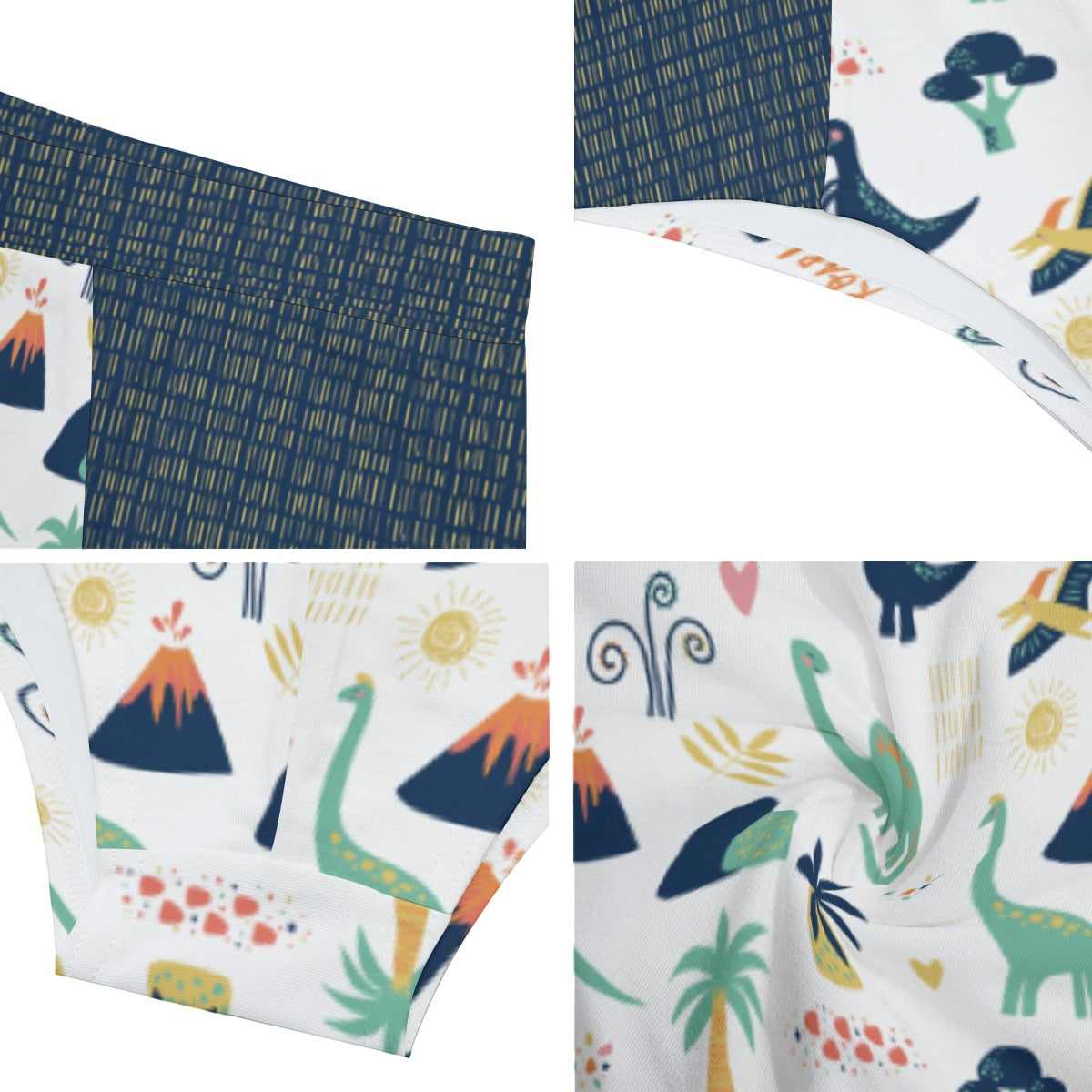 ABDL Dinosaur Briefs for Adults | Cute Dinosaur Print Men's Underwear | Adult Baby Briefs