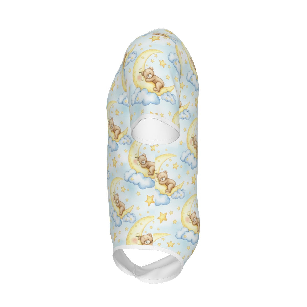Sleeping Bear on Moon Adult Onesie | Light Blue ABDL Bodysuit