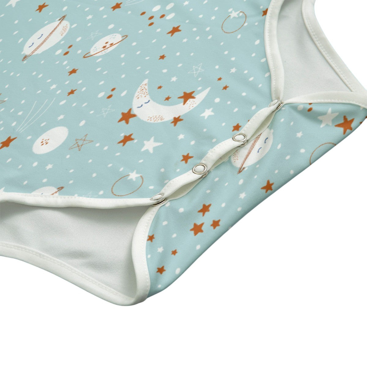 Adult ABDL Space Bodysuit | Planet & Star Print Onesie for Adults