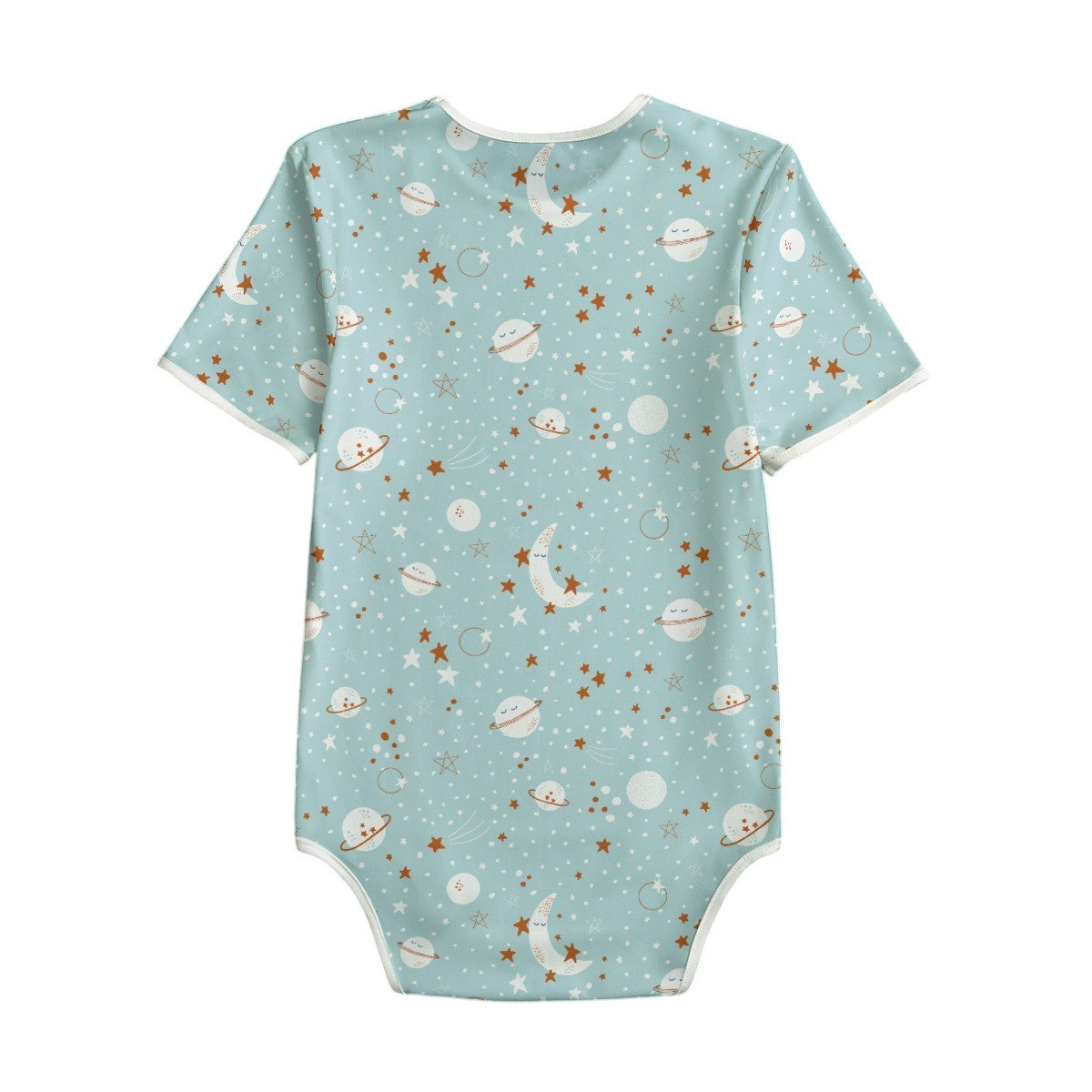 Adult ABDL Space Bodysuit | Planet & Star Print Onesie for Adults