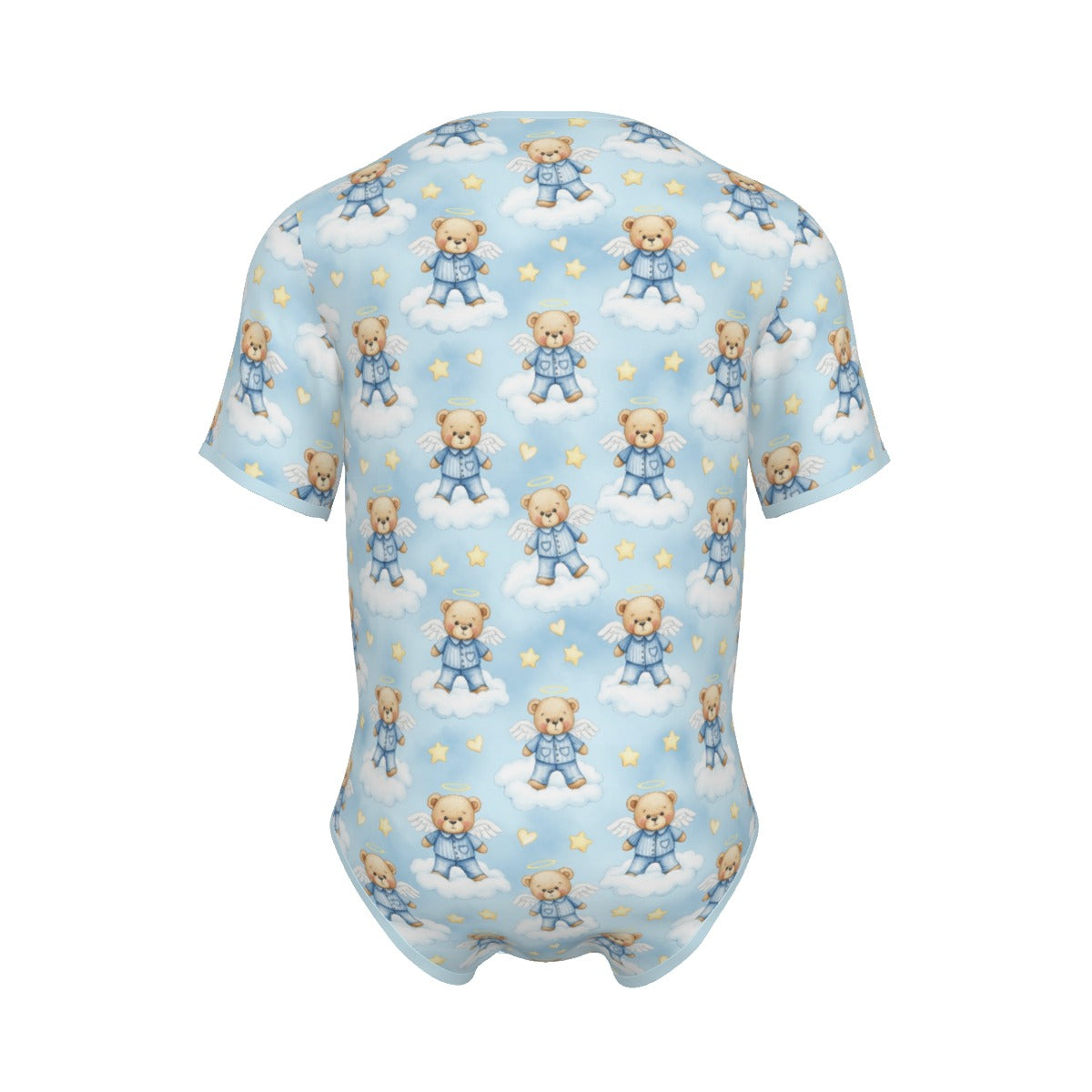 Angel Bodysuit Bear Adult Onesie | Heavenly Sky Blue ABDL Bodysuit