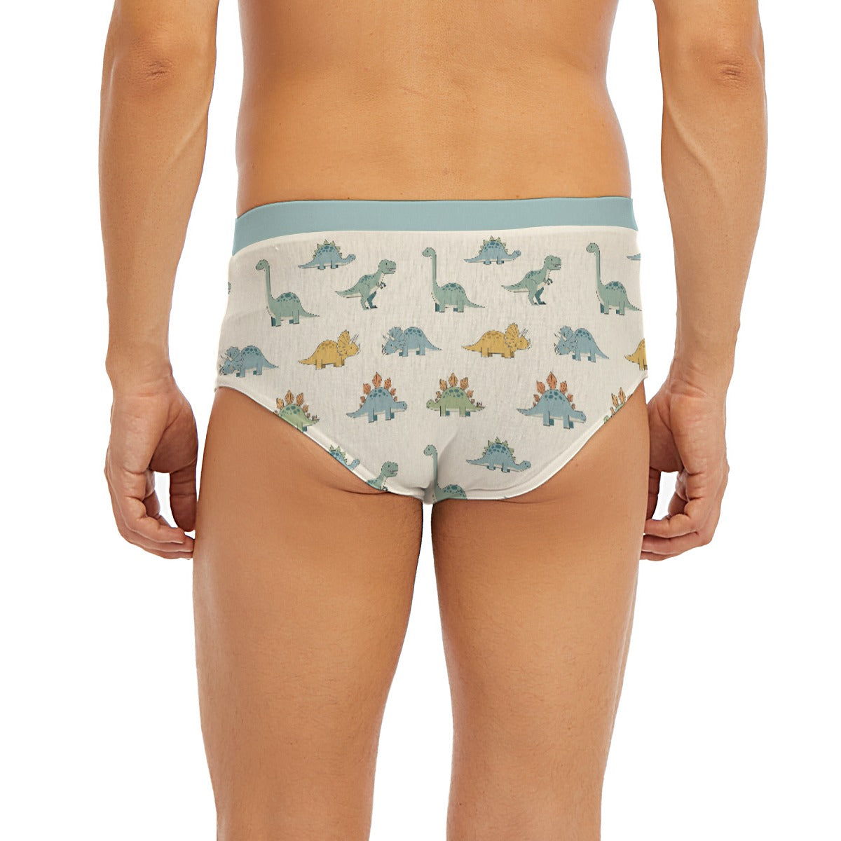 ABDL Dinosaur Briefs for Adults | Cute Dino Print Men's Underwear | Adult Baby Briefs