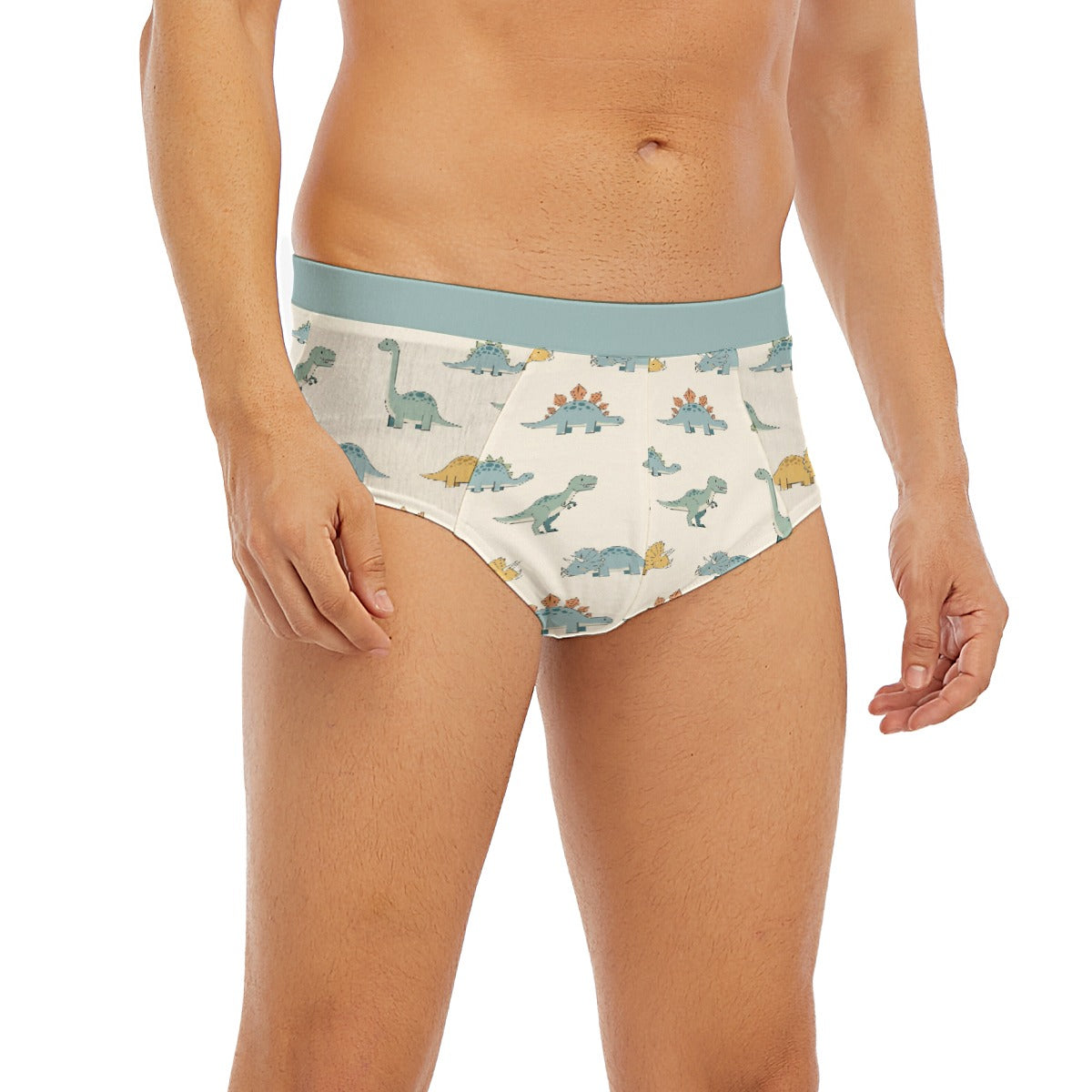 ABDL Dinosaur Briefs for Adults | Cute Dino Print Men's Underwear | Adult Baby Briefs