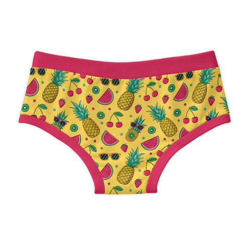 ABDL Adult Briefs - Summer Tropical Fruit Print 100% Cotton Undershorts