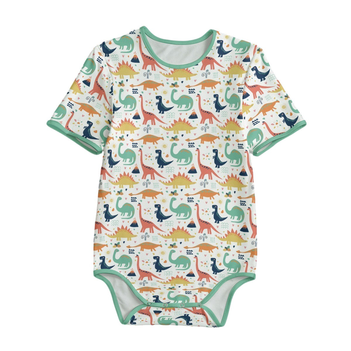 Adult Dinosaur Bodysuit – Cute Dino Print AB/DL Onesie for Men & Women