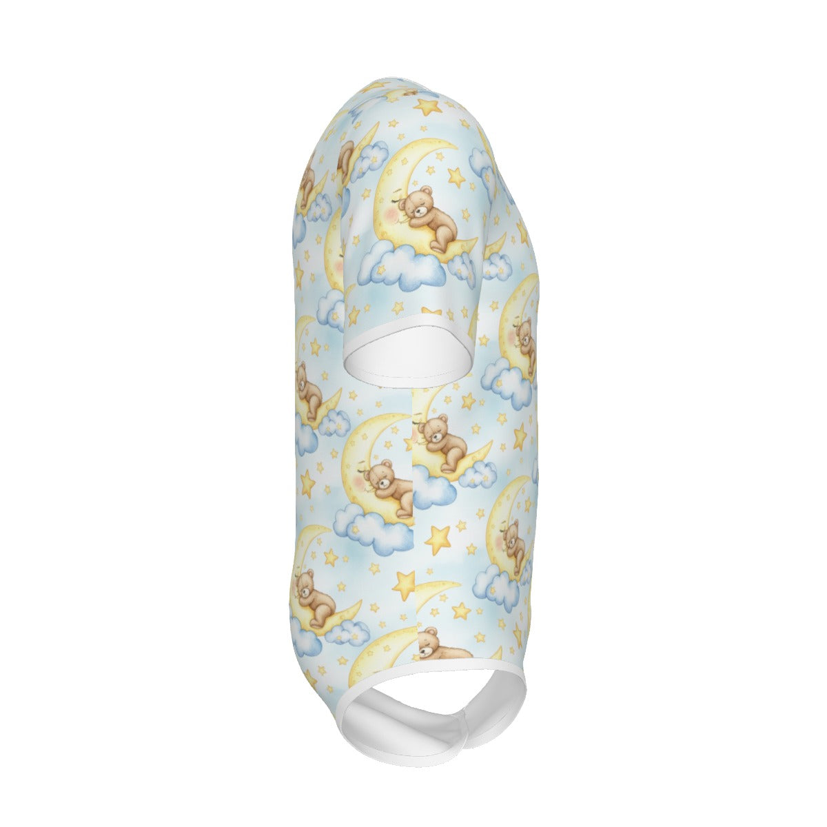 Sleeping Bear on Moon Adult Onesie | Light Blue ABDL Bodysuit