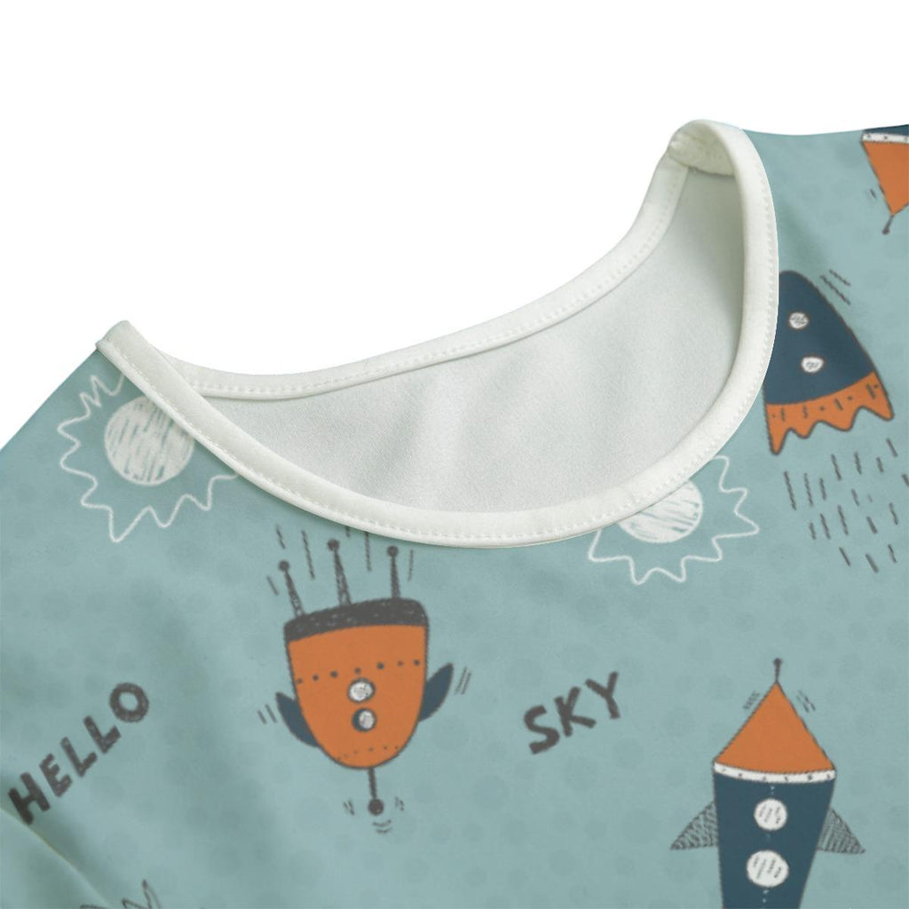 Adult Onesie ABDL, Space Bodysuit, Adult Baby Onesie, Little Space Clothing, Rocket Print Romper, Kawaii Bodysuit, ABDL Gift