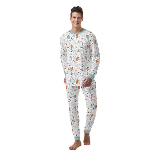 ABDL Pajamas for Men – Cute Space Print Adult Baby Sleepwear Set