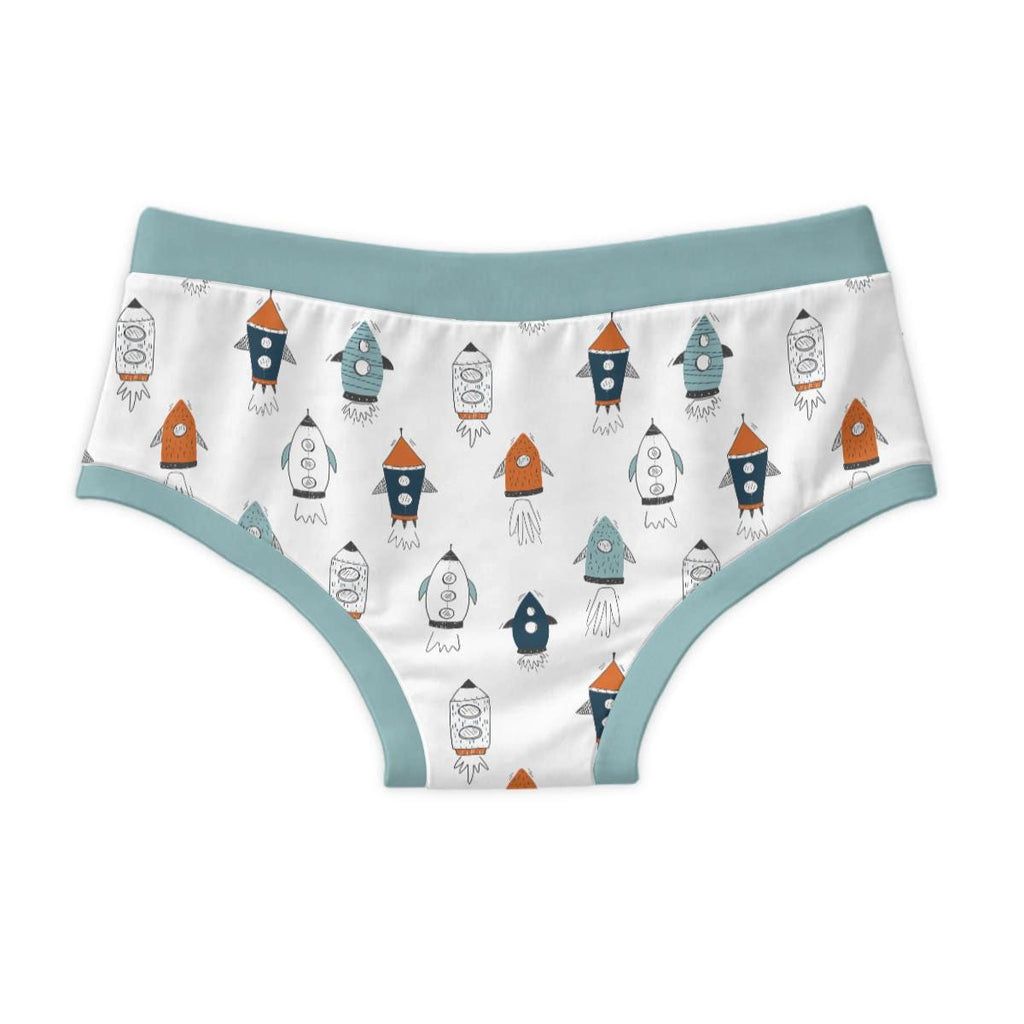 ABDL Rocket Briefs for Adults, 100% Cotton Men's Underwear, Space Rocket Print, Adult Baby Underwear, Cute Kawaii Briefs