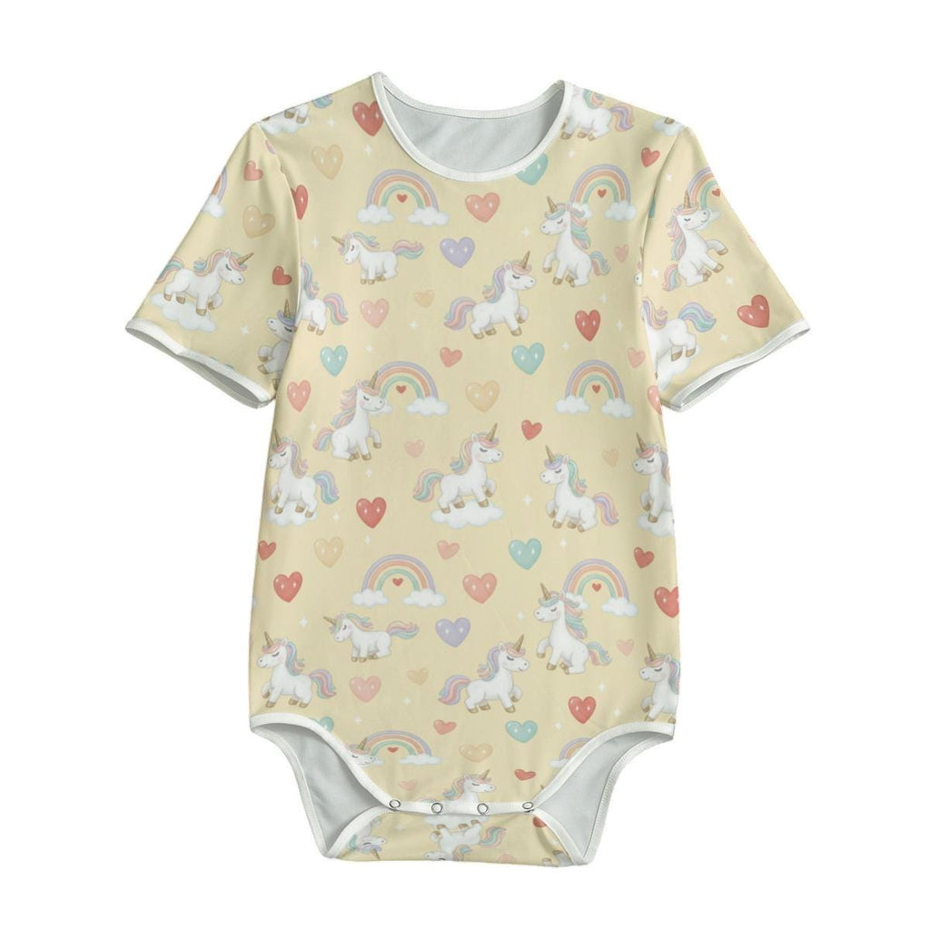Adult Onesie ABDL, Unicorn Bodysuit, Adult Baby Onesie, Pastel Unicorn Romper, Little Space Clothing, Kawaii Onesie, ABDL Gift