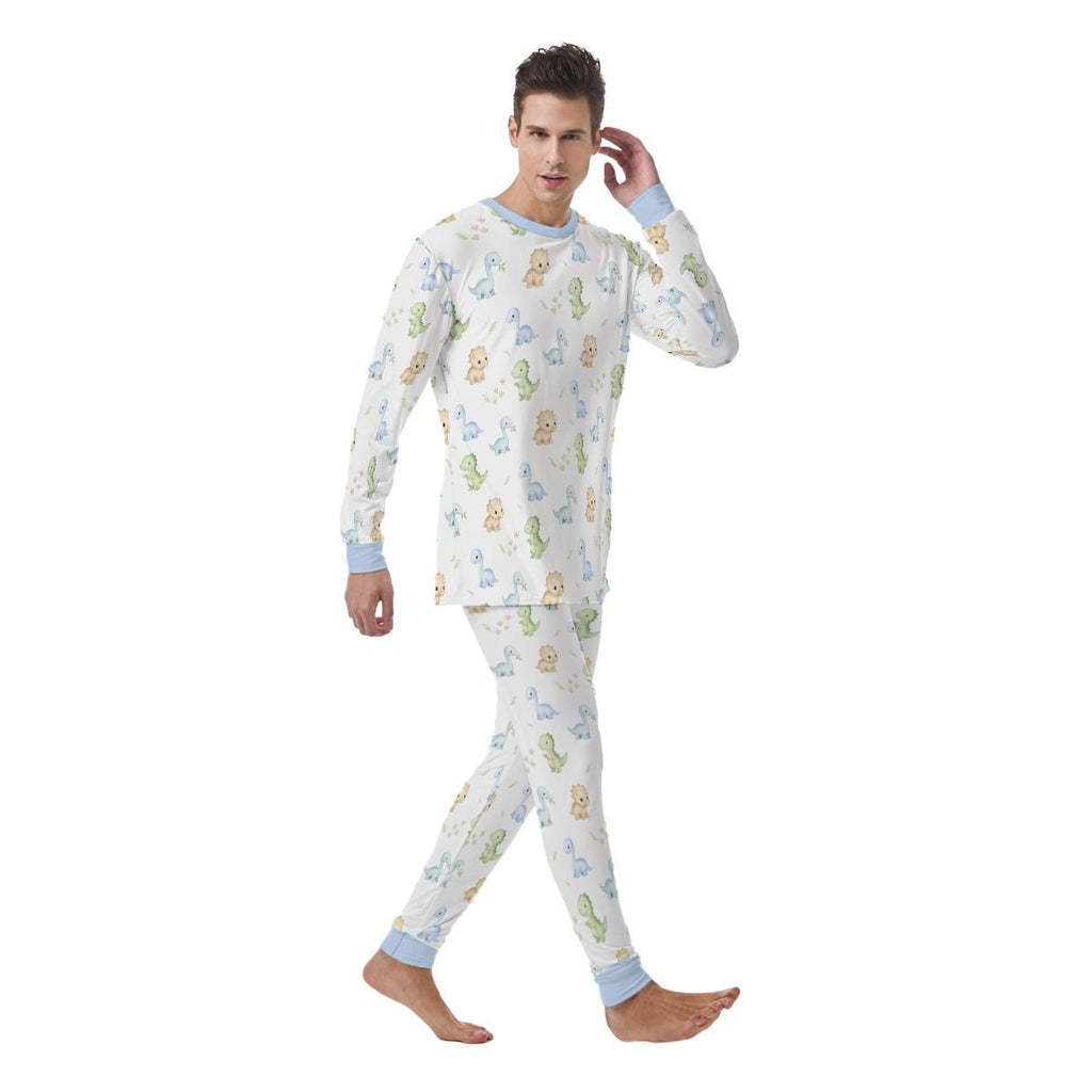 ABDL Dinosaur Pajamas, Adult Baby Pajama Set, Dino Sleepwear, Cute Adult Onesie Alternative, Little Space Loungewear, Kawaii Men's Pajamas