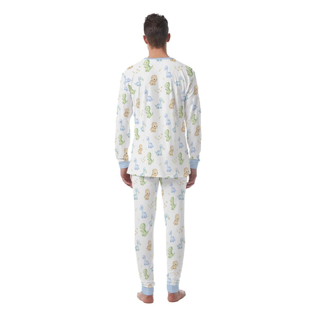 ABDL Dinosaur Pajamas, Adult Baby Pajama Set, Dino Sleepwear, Cute Adult Onesie Alternative, Little Space Loungewear, Kawaii Men's Pajamas