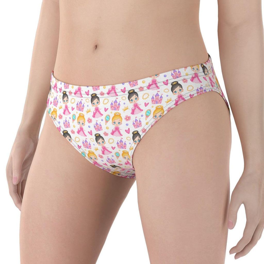 ABDL Princess Panties for Women, Adult Baby Underwear, Cute Princess Briefs, Kawaii Women's Underwear, Pastel Fairy Tale Panties, S-5XL
