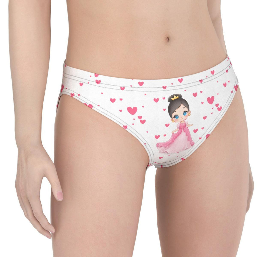 ABDL Princess Castle Panties for Women, Adult Baby Underwear, Cute Fairy Tale Briefs, Pink Kawaii Panties, Soft Stretch Underwear, S-5XL