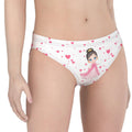 ABDL Princess Castle Panties for Women, Adult Baby Underwear, Cute Fairy Tale Briefs, Pink Kawaii Panties, Soft Stretch Underwear, S-5XL