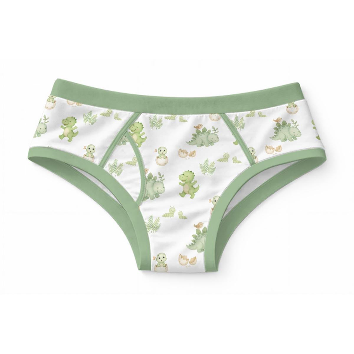 Adult Dinosaur Briefs, 100% Cotton Underwear, Cute Dino Briefs, Kawaii Dinosaur Underwear, ABDL Clothing, Adult Baby Briefs, S-3XL