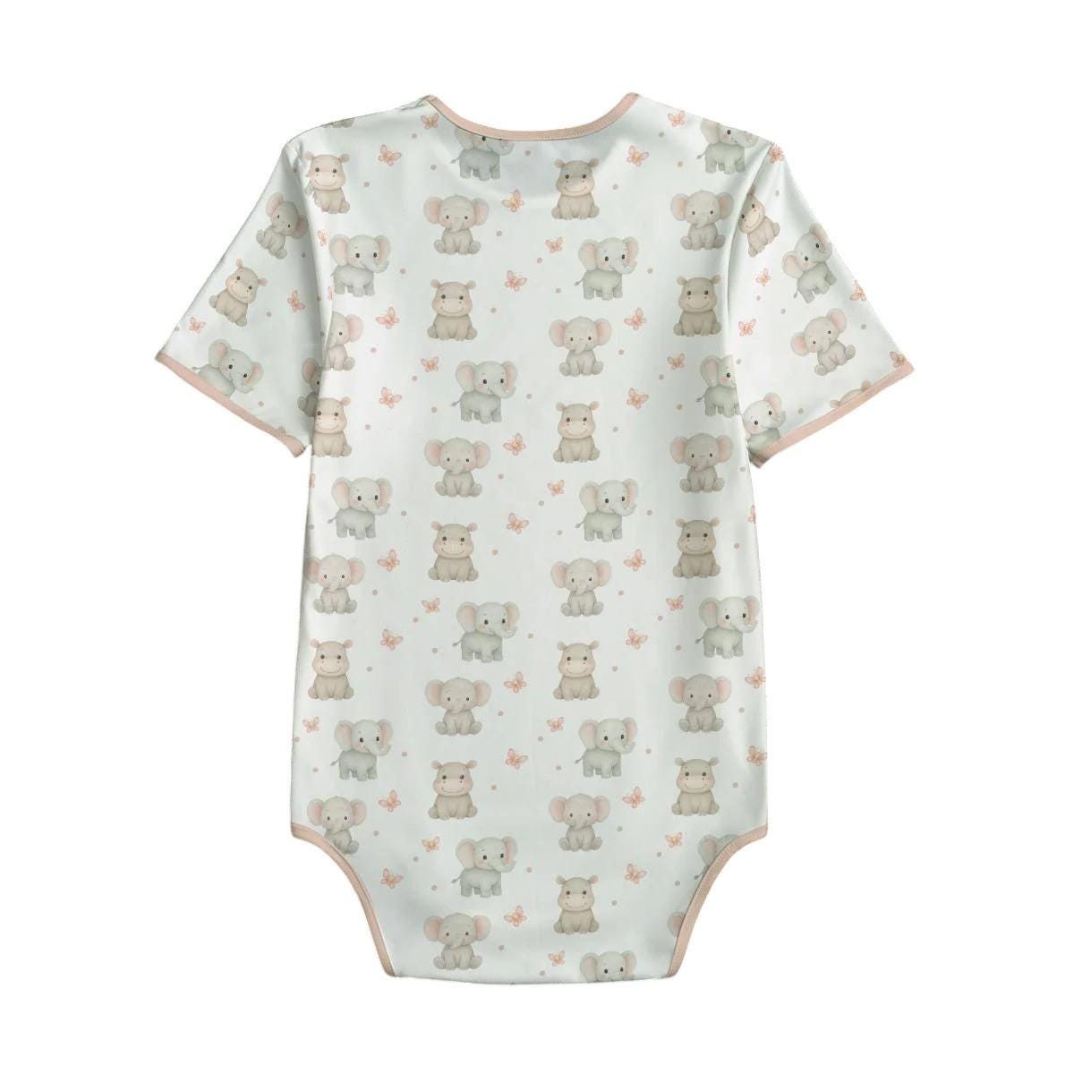 Adult Onesie ABDL, Elephant Bodysuit, Adult Baby Onesie, Cute Elephant Romper, Little Space Clothing, Kawaii Onesie, ABDL Gift