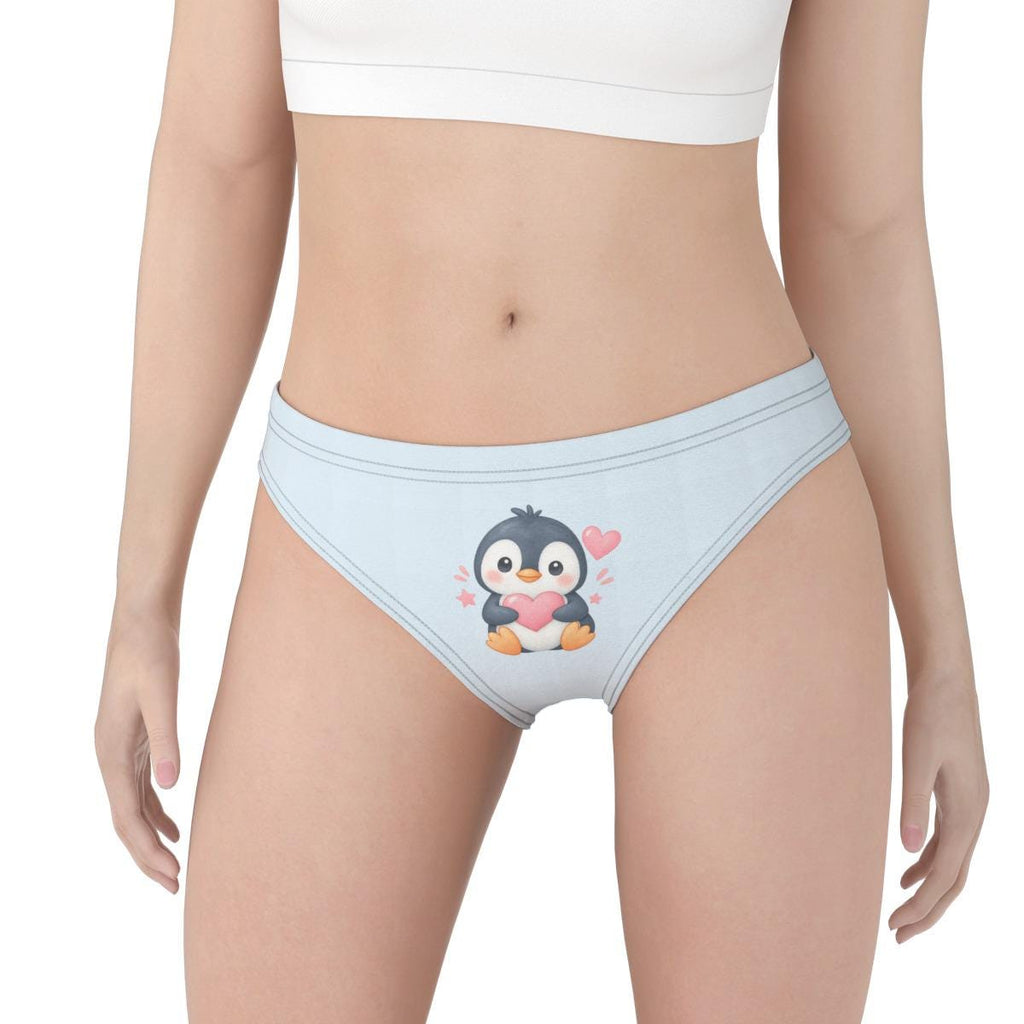ABDL Penguin Panties for Women, Adult Baby Underwear, Cute Penguin Briefs, Kawaii Women's Underwear, Soft Stretch Panties, S-5XL