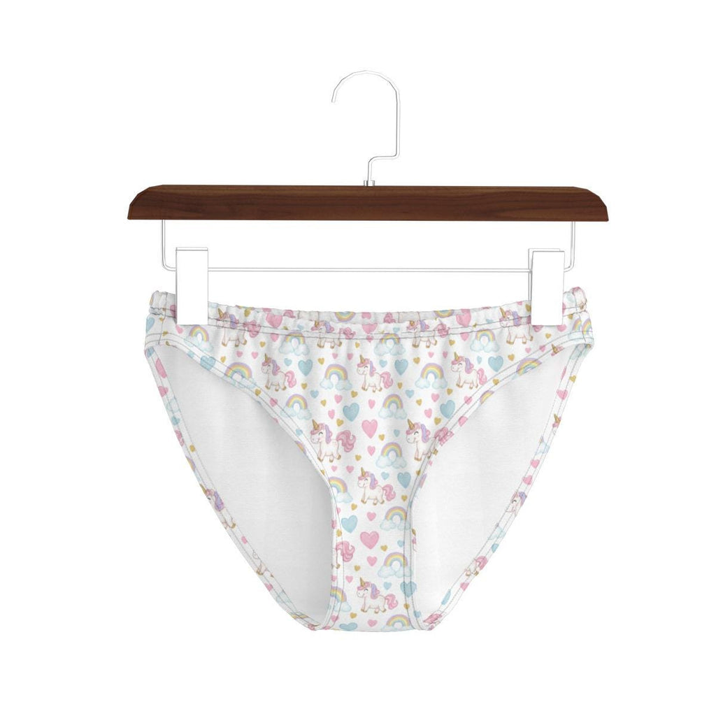 ABDL Unicorn Panties for Women, Adult Baby Underwear, Cute Rainbow Briefs, Pastel Women's Underwear, Soft Stretch Panties, S-5XL