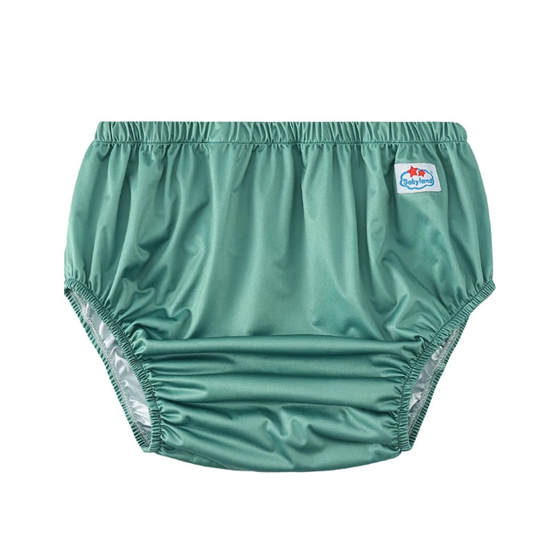 Grass green - Adult Cloth Diaper Cover Waterproof Reusable Incontinence Brief | ABDL & Special Needs