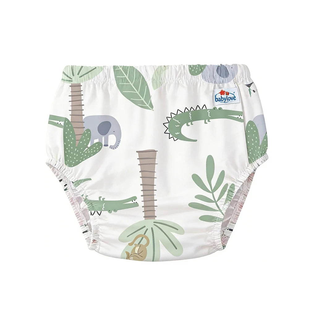 Coconut Tree - Adult Cloth Diaper Cover Waterproof Reusable Incontinence Brief | ABDL & Special Needs