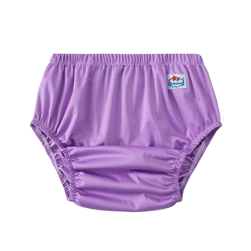 Purple - Adult Cloth Diaper Cover Waterproof Reusable Incontinence Brief | ABDL & Special Needs