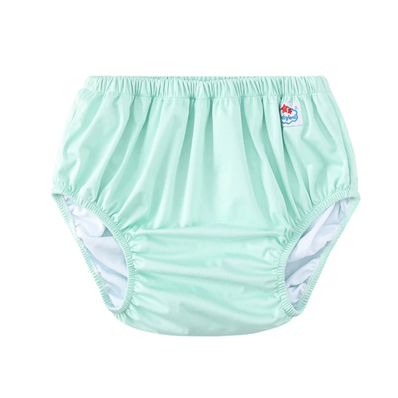 Light Cyan - Adult Cloth Diaper Cover Waterproof Reusable Incontinence Brief | ABDL & Special Needs