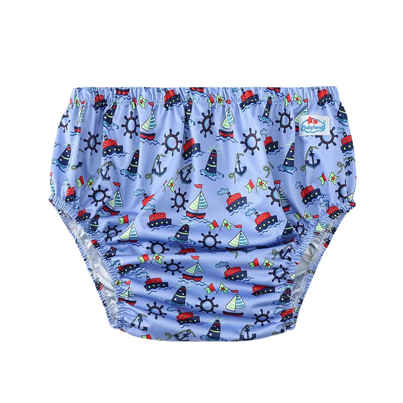 Sailboats - Adult Cloth Diaper Cover Waterproof Reusable Incontinence Brief | ABDL & Special Needs
