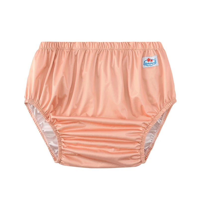 Orange Pink - Adult Cloth Diaper Cover Waterproof Reusable Incontinence Brief | ABDL & Special Needs