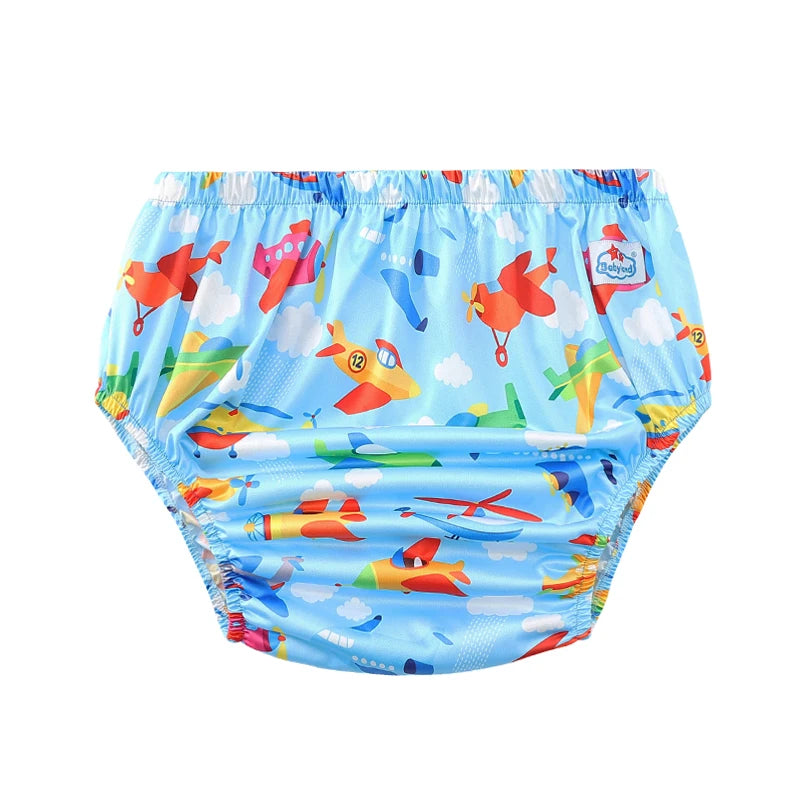 Airplane - Adult Cloth Diaper Cover Waterproof Reusable Incontinence Brief | ABDL & Special Needs
