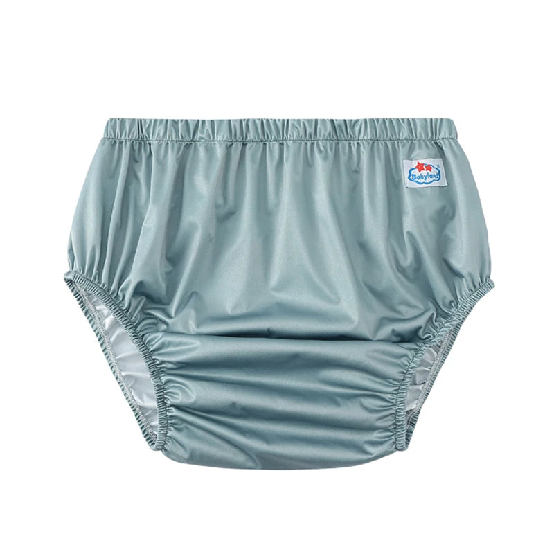 Grey Green - Adult Cloth Diaper Cover Waterproof Reusable Incontinence Brief | ABDL & Special Needs