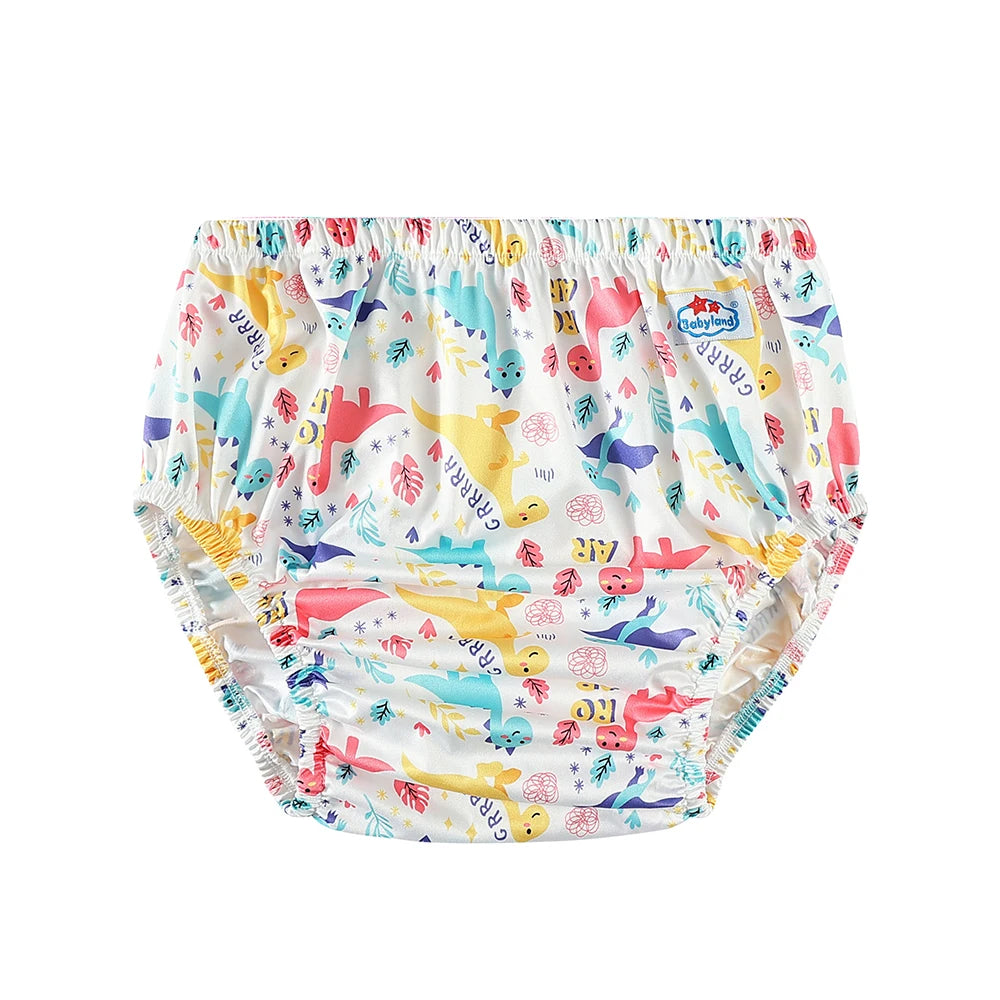 Pastel Dinosaurs - Adult Cloth Diaper Cover Waterproof Reusable Incontinence Brief | ABDL & Special Needs