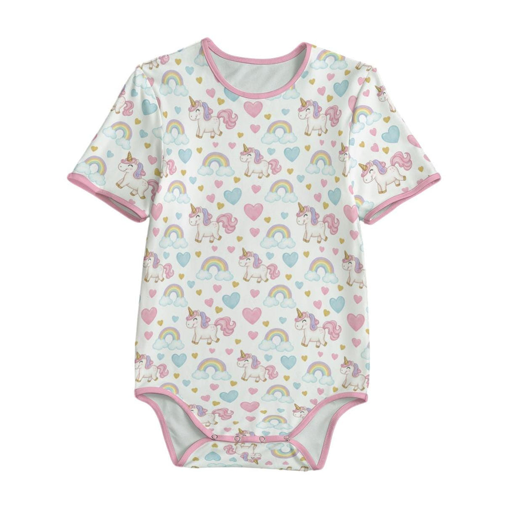 Adult Onesie ABDL, Unicorn Bodysuit, Adult Baby Onesie, Little Space Clothing, Pastel Unicorn Romper, Kawaii Bodysuit, ABDL Gift