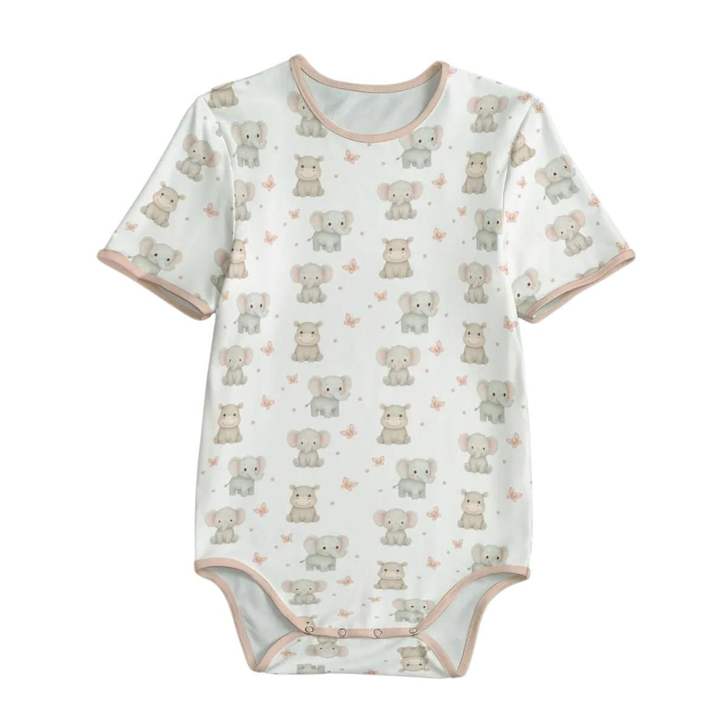 Adult Onesie ABDL, Elephant Bodysuit, Adult Baby Onesie, Cute Elephant Romper, Little Space Clothing, Kawaii Onesie, ABDL Gift