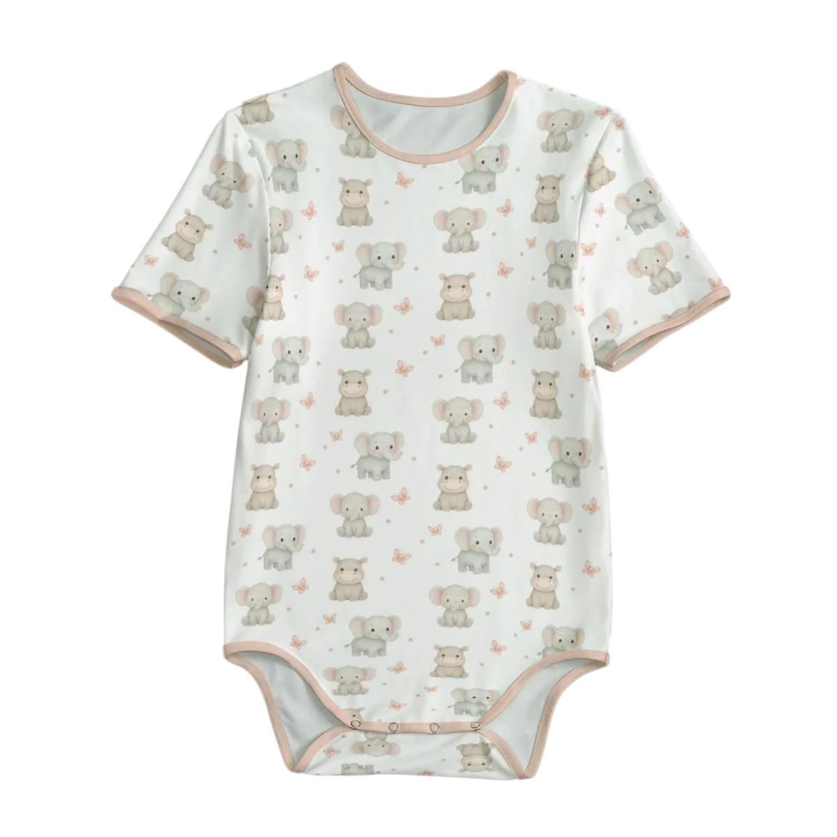 Adult Onesie ABDL, Elephant Bodysuit, Adult Baby Onesie, Cute Elephant Romper, Little Space Clothing, Kawaii Onesie, ABDL Gift