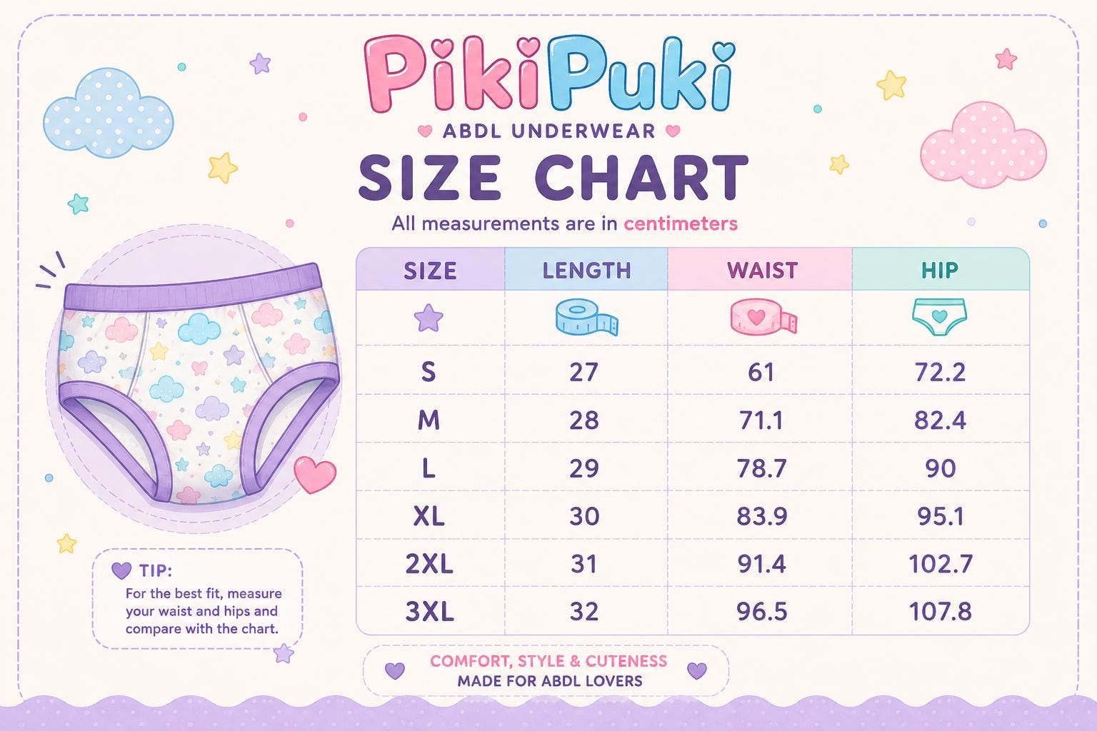 Adult Unicorn Briefs, 100% Cotton Underwear, Cute Kawaii Unicorn Briefs, ABDL Clothing, Adult Baby Underwear, Rainbow Unicorn, S-3XL