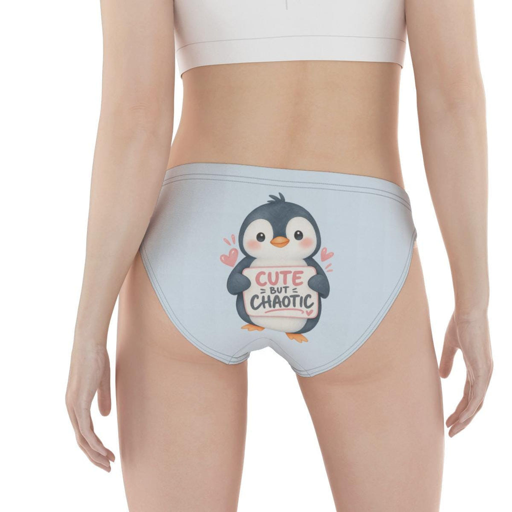 ABDL Penguin Panties for Women, Adult Baby Underwear, Cute Penguin Briefs, Kawaii Women's Underwear, Soft Stretch Panties, S-5XL