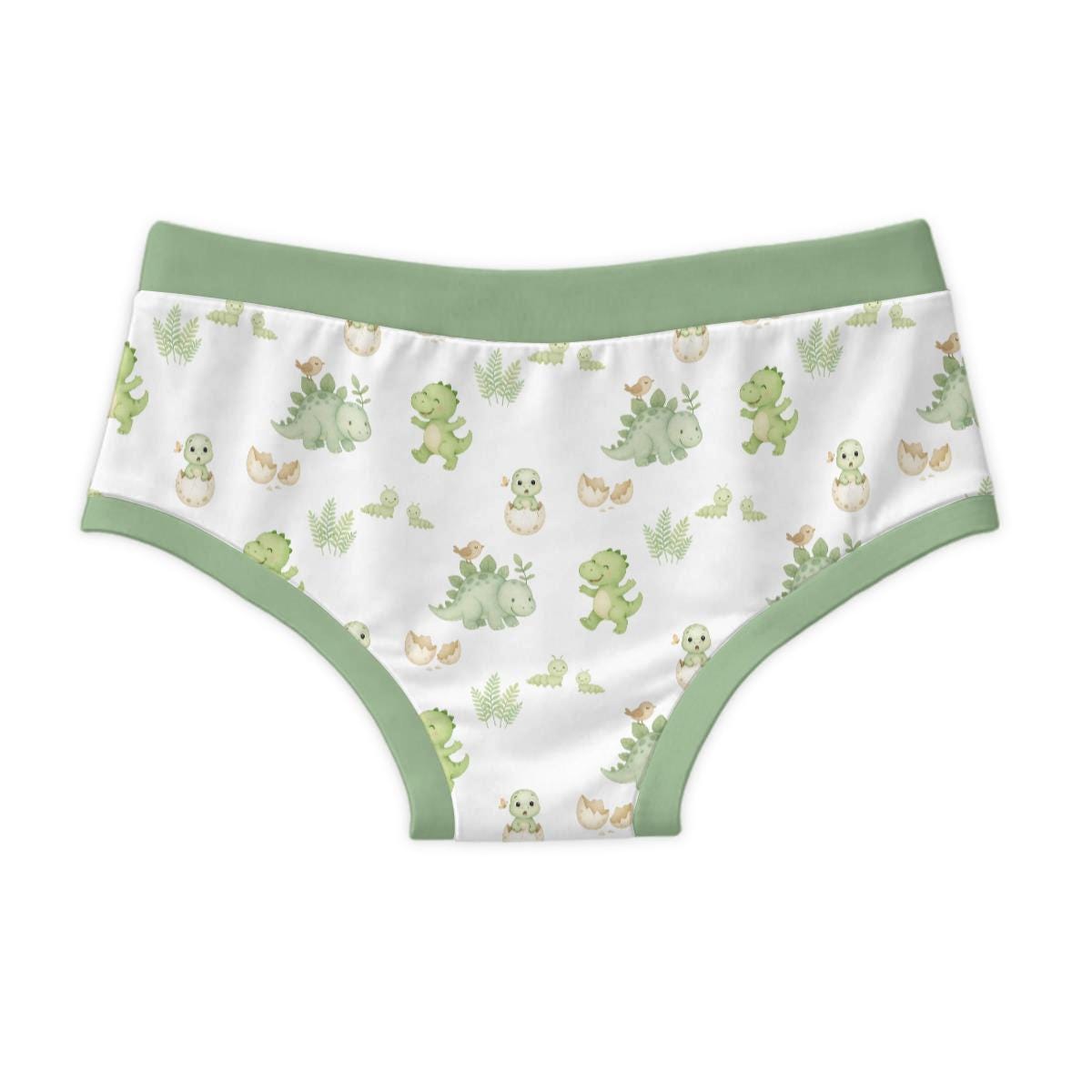 Adult Dinosaur Briefs, 100% Cotton Underwear, Cute Dino Briefs, Kawaii Dinosaur Underwear, ABDL Clothing, Adult Baby Briefs, S-3XL