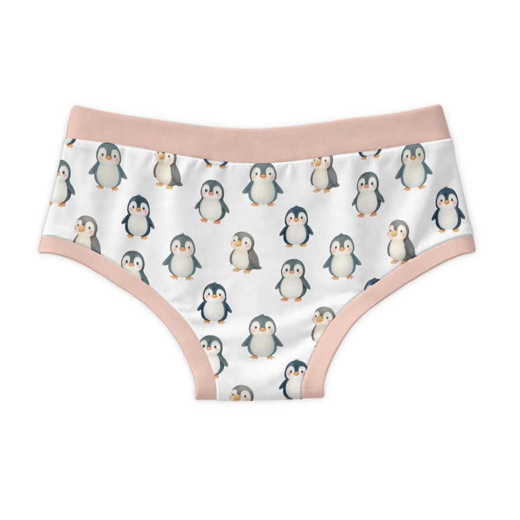 Penguin Adult Briefs – Cute Penguin Print Underwear, ABDL Diaper Cover, Kawaii Animal Briefs, Playful Adult Underwear