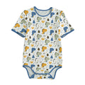 Cute Dinosaur Print Adult Onesie – Soft ABDL Short-Sleeve Bodysuit