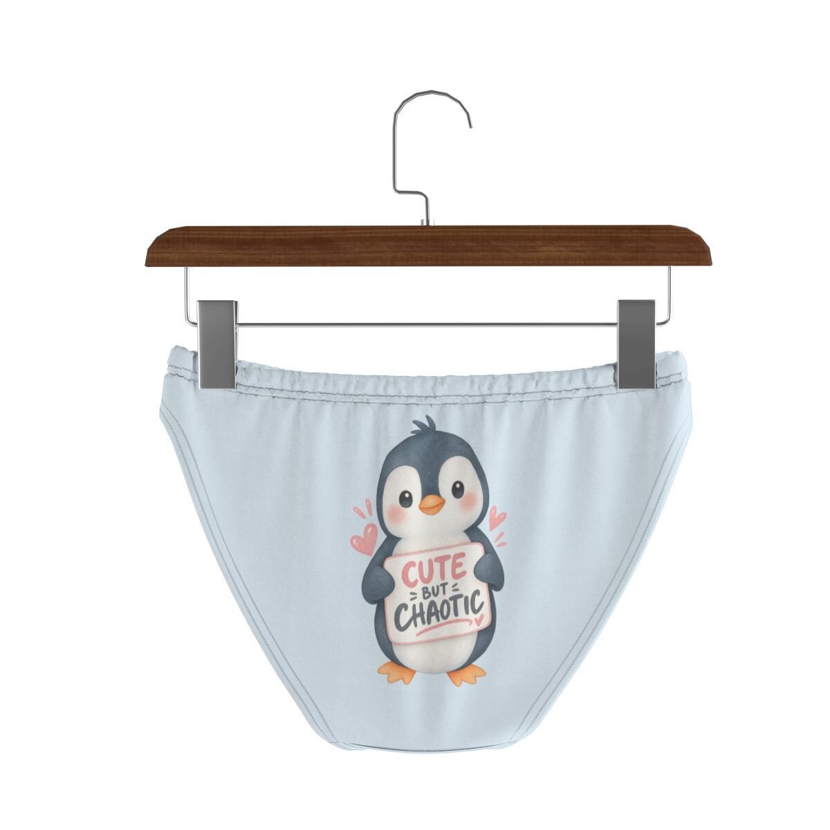ABDL Penguin Panties for Women, Adult Baby Underwear, Cute Penguin Briefs, Kawaii Women's Underwear, Soft Stretch Panties, S-5XL